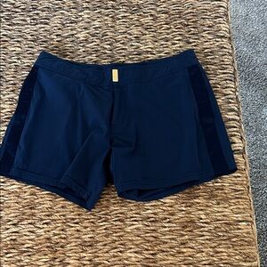 Vilebrequin Dark Blue Men’s Swim Board Shorts